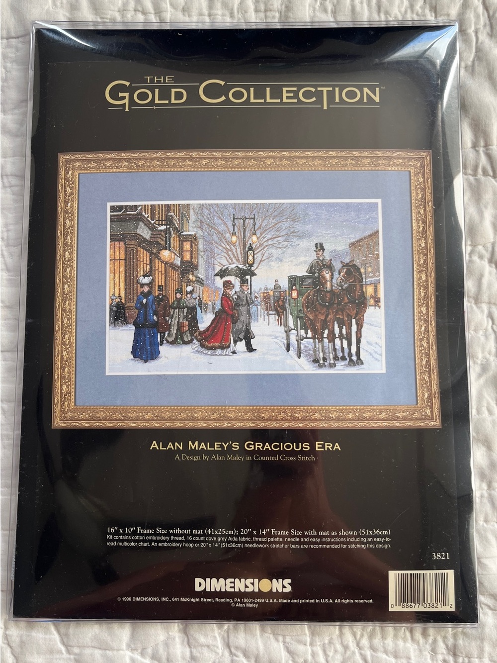 Dimensions The Gold Collection Cross Stitch‎ Kit Alan Maley's Gracious Era 3821